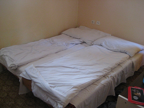our bed